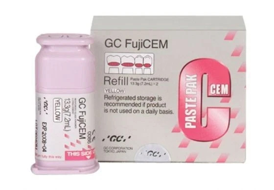 GC FujiCEM Dental Luting Cement Refill 13.3g Cartridge & Dispenser Combo