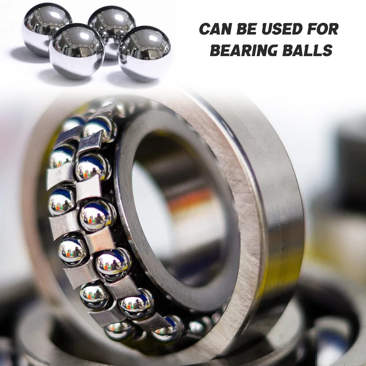 500 Pcs 0.3″Inch Steel Ball Bearing 8Mm Precision Bearings 5/16 Inch