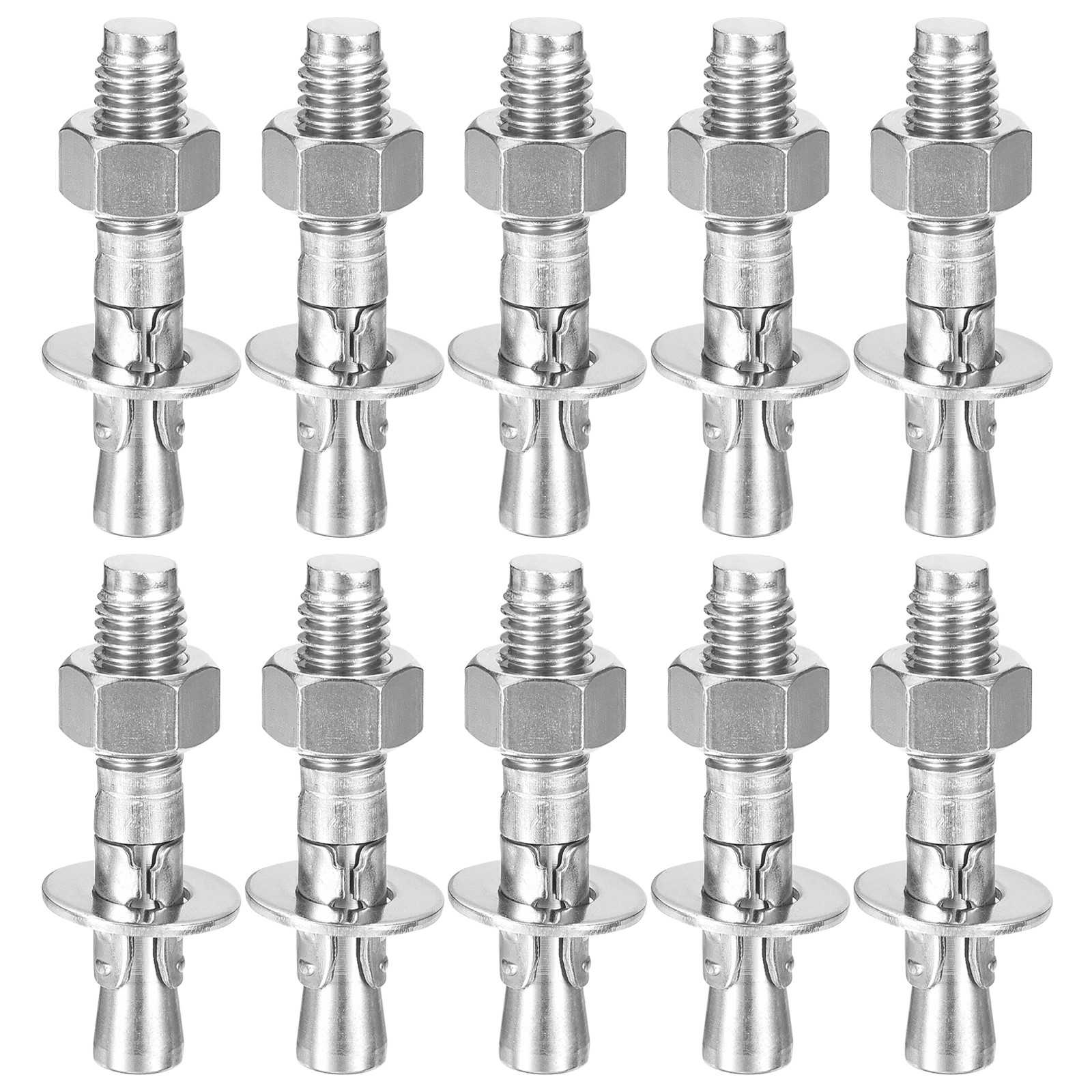 20Pcs 1/2″ x 2-3/4″ Wedge Anchors Good for Cement and Concrete Wall