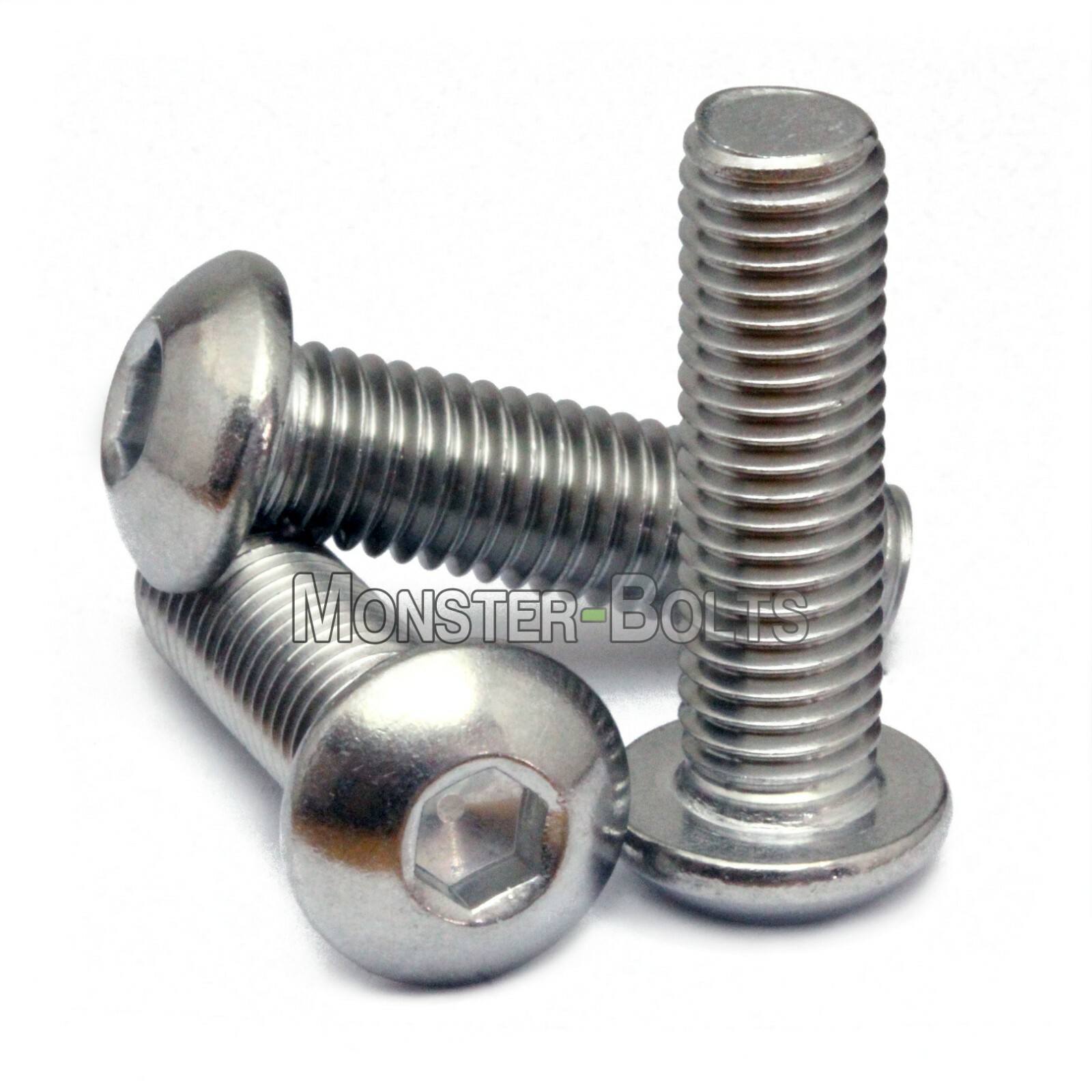 M5 Stainless Steel Button Head Socket Cap Screws A2, Metric ISO 7380 0.80 Coarse