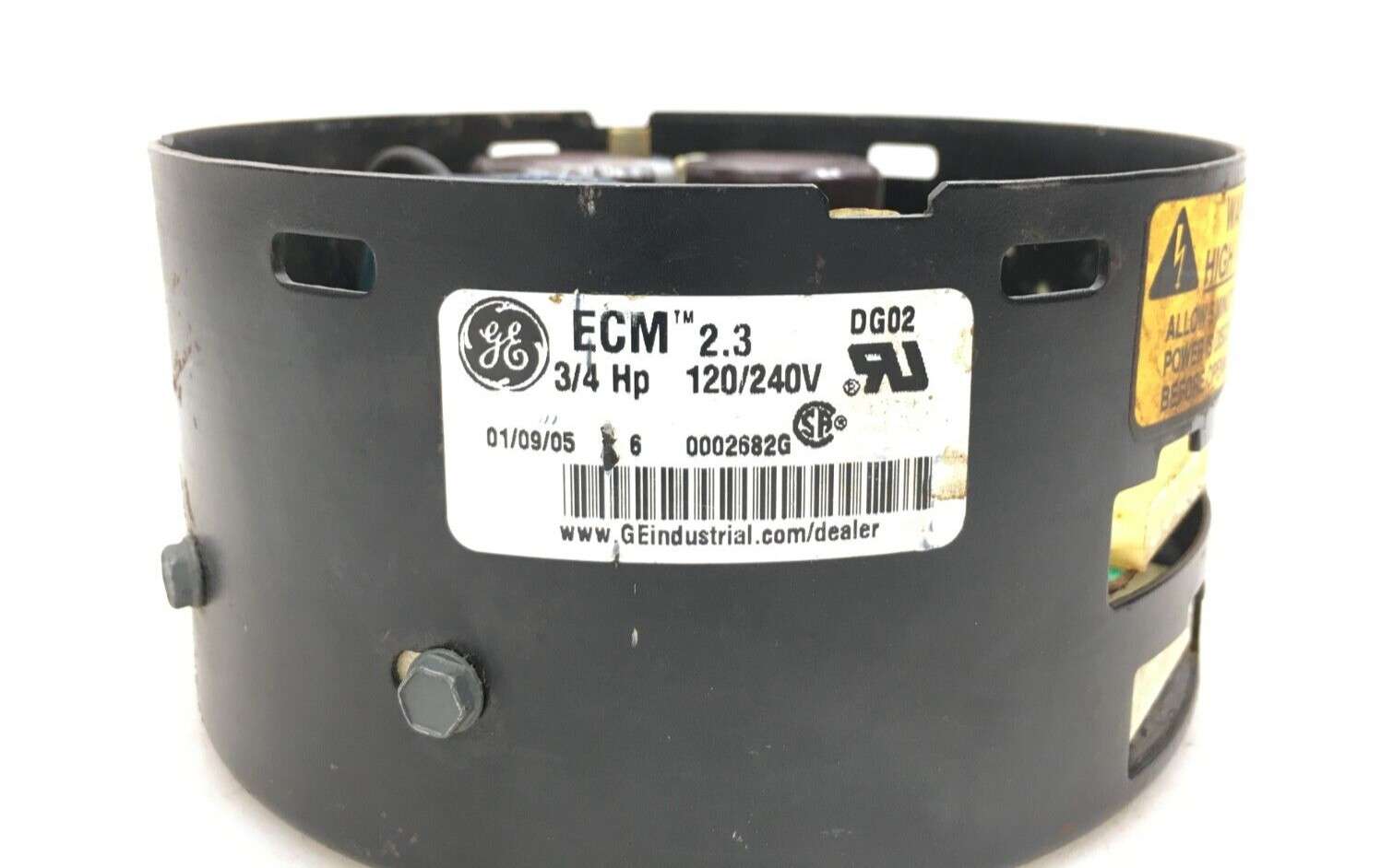 GE Module DG02 only 3/4 HP TRANE D341314P51 MOT09619 Rot CW LE 230V used #Z40
