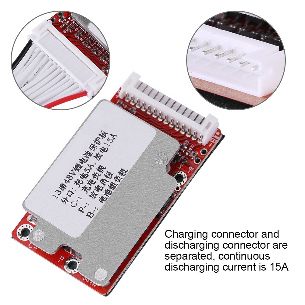 13S 48V/54.6V Li-Ion Li-Polymer Battery PCB Board, Protection Circuit Module