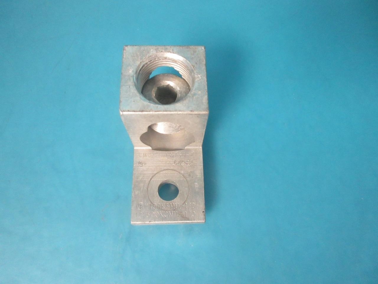 LOT OF 5 NEW CMC LA750-2 ALUMINUM SINGLE CONDUCTOR MECHANICAL LUG 750KCMIL-1/0