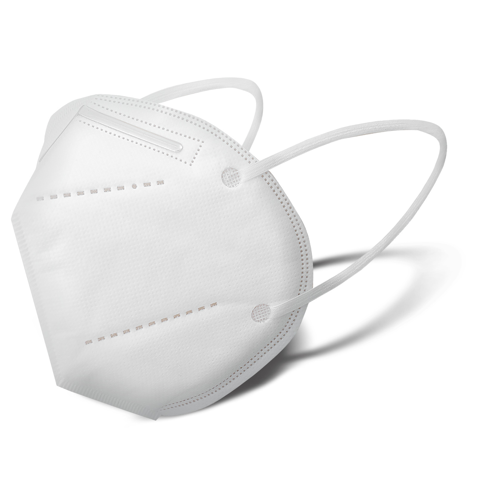 White KN95 Protective 5 Layer Face Mask BFE 95% Disposable KN95 Mask
