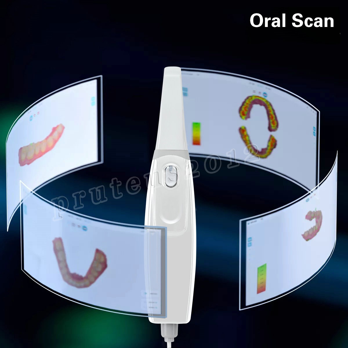 NSK Style Dental Fiber Optic LED E-generator High Speed Handpiece Turbine 4 HOLE