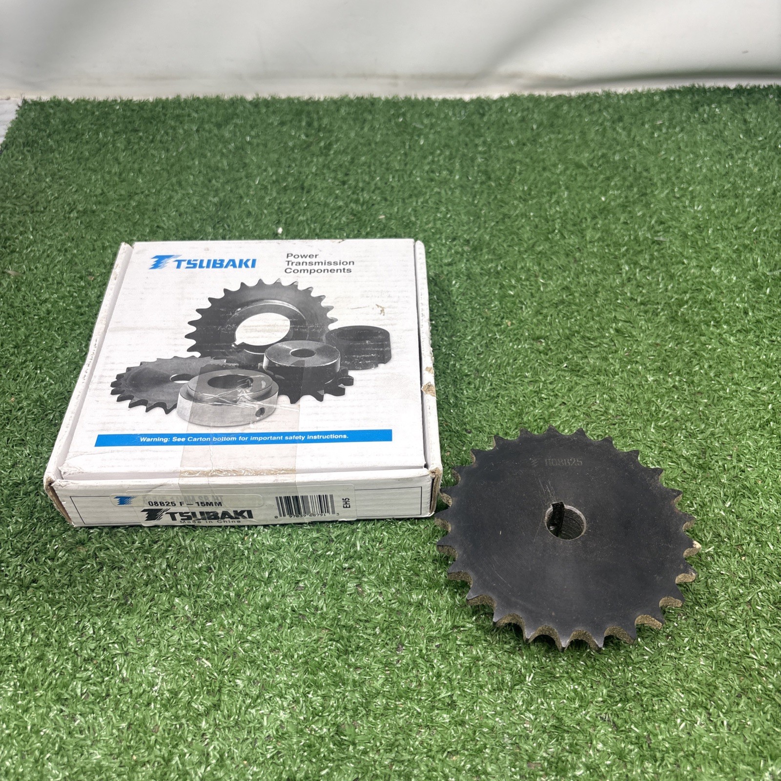 Tsubaki 08B25 Sprocket 1/2″ Pitch 25 Tooth British Standard ISO 606 H08B25