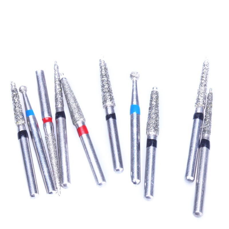 Dental Fiber Optic LED E-generator High Speed Handpiece 2/4 Holes/Diamond Bur FG