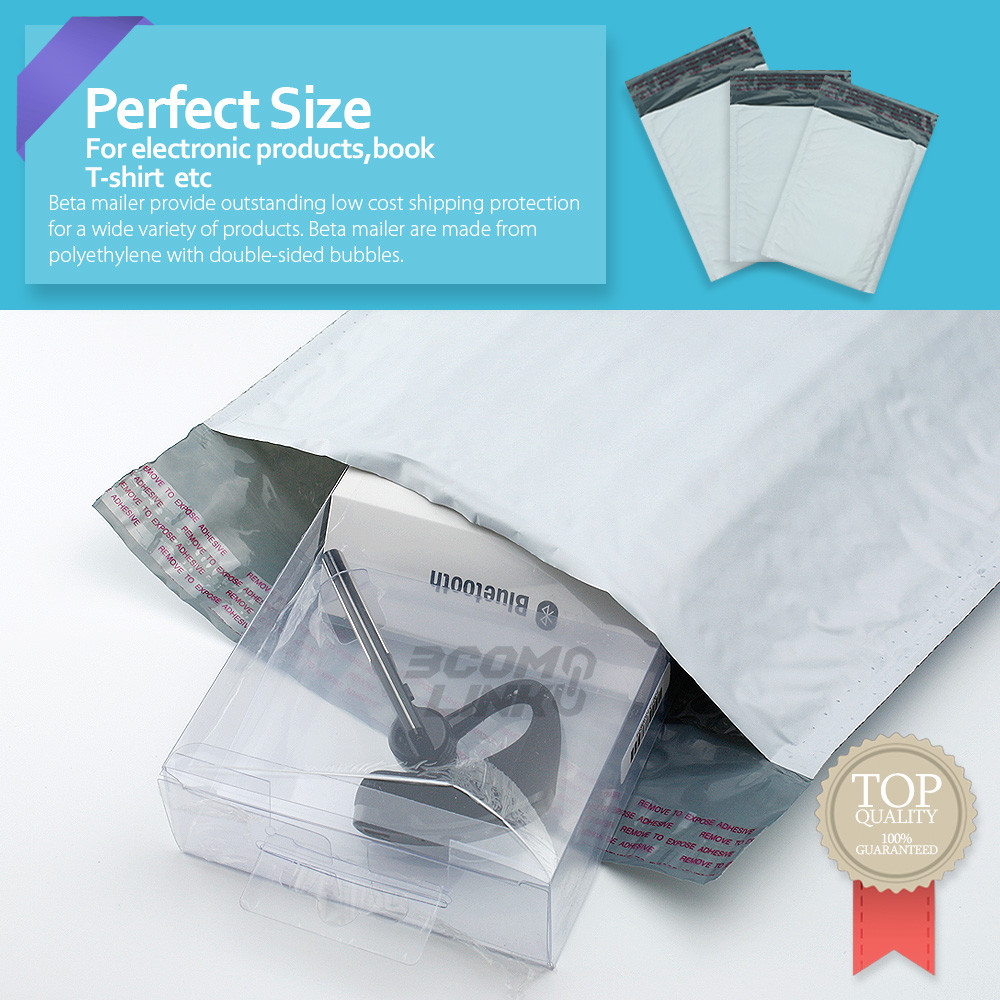 #2 8.5×12 (8.5×11) Poly Bubble Mailer Padded Envelope Shipping Bag 25,50,100 Pcs