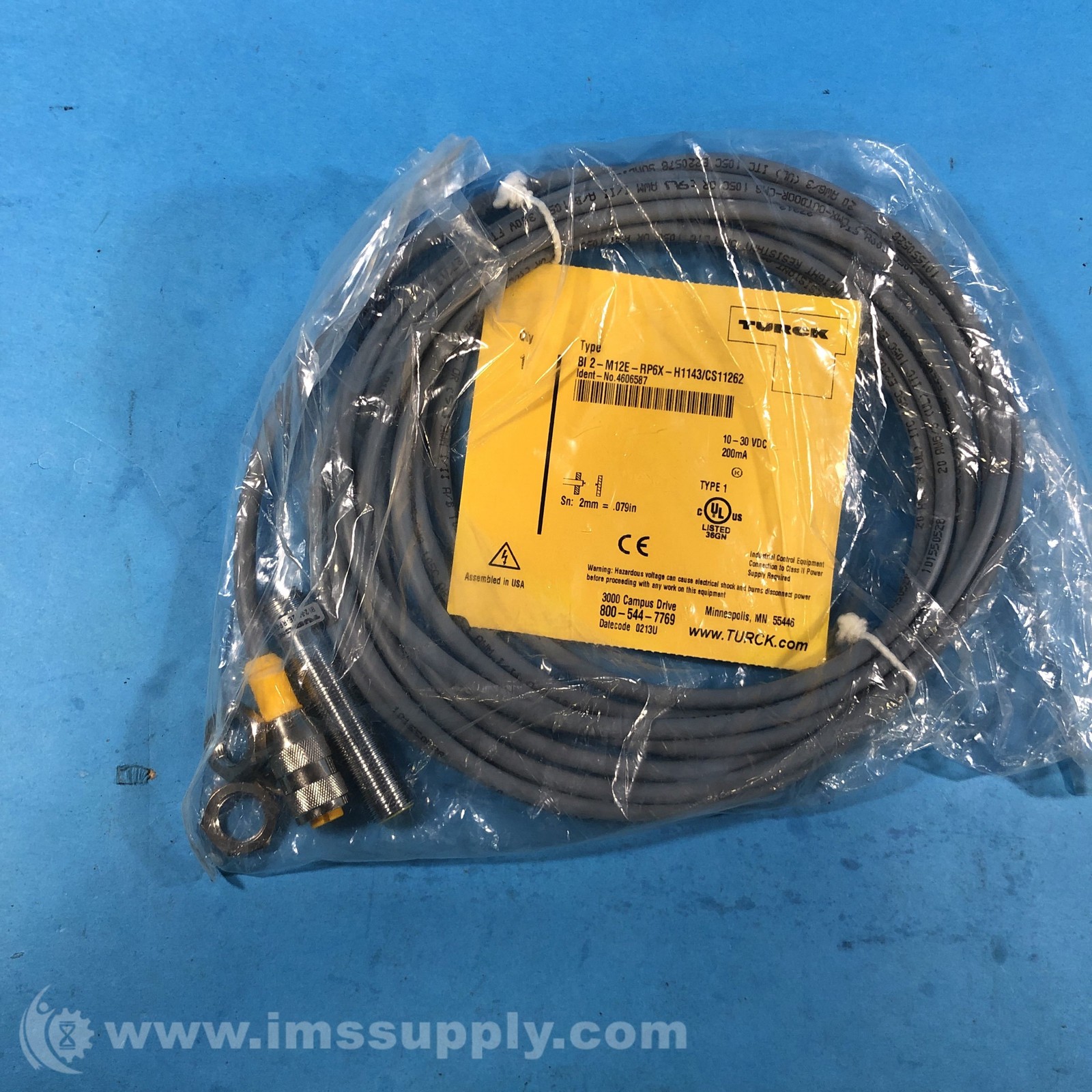 Turck BI 2-M12E-RPX6-H1143/CS11262 Inductive Proximity Sensor FNFP