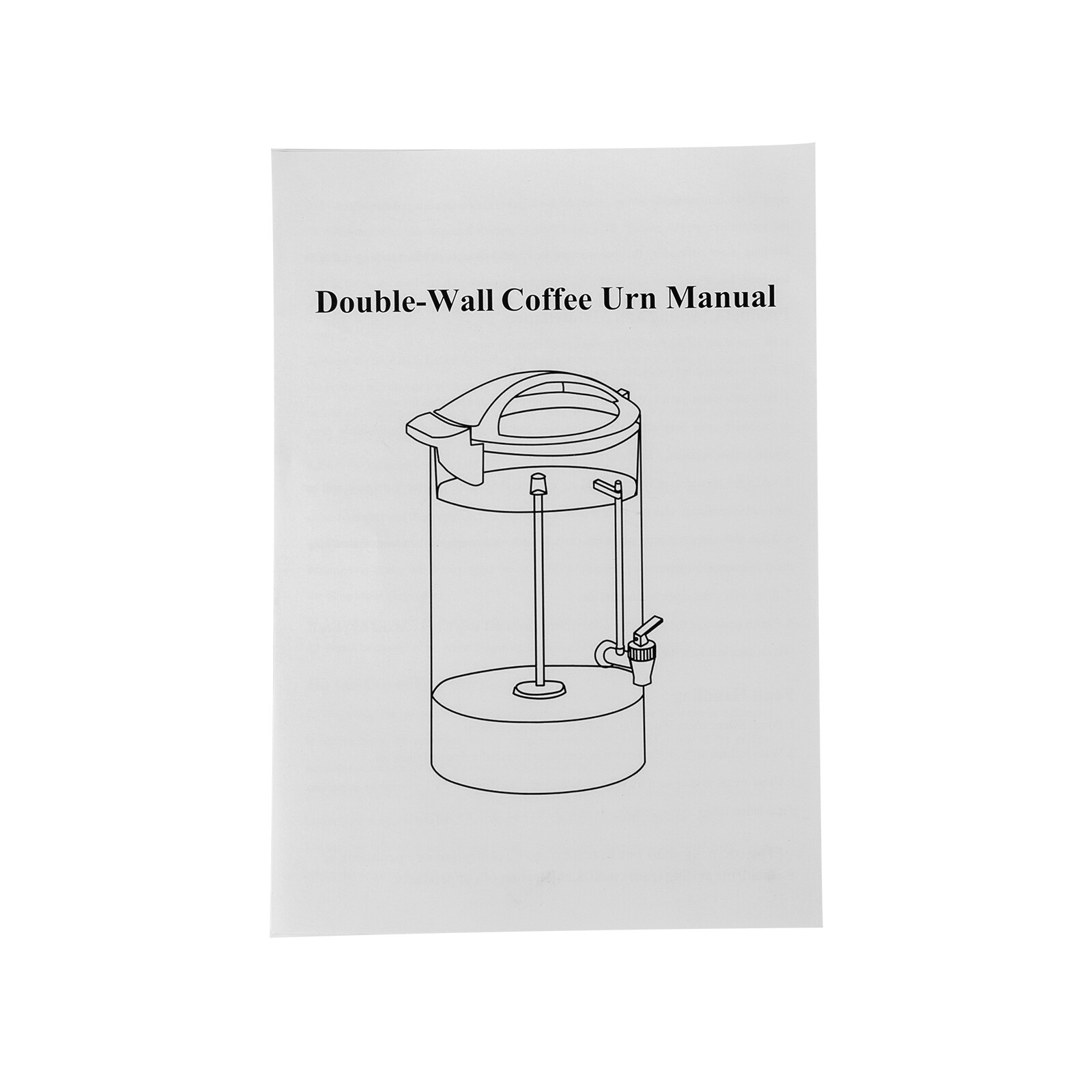 8L/2.11gal Stainless Steel Coffee Maker Commercial Grade Hot Water Urn 1000W