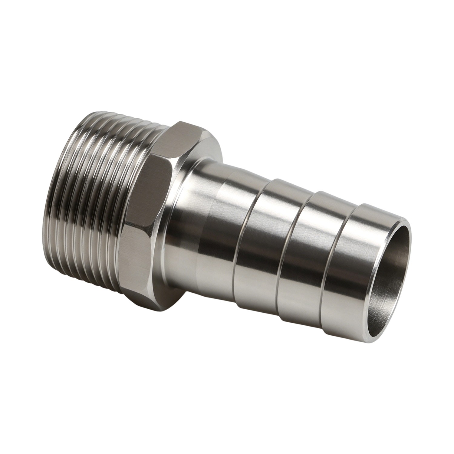 2x 1-1/4″ to 1-1/4″ NPT Male Hose Barb Fittings for Gas Air Water Pipes
