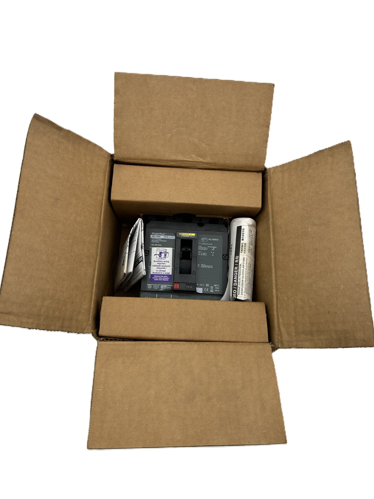Square D HDL36015AA PowerPact Circuit Breaker 15A 3-Pole 600VAC