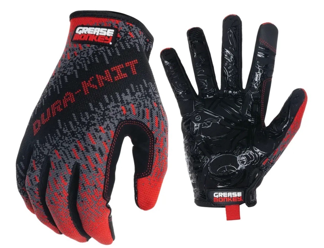 Grease Monkey Dura-knit & Gorilla Grip Ultra Comfort – 2 Pair – Large – Blemish