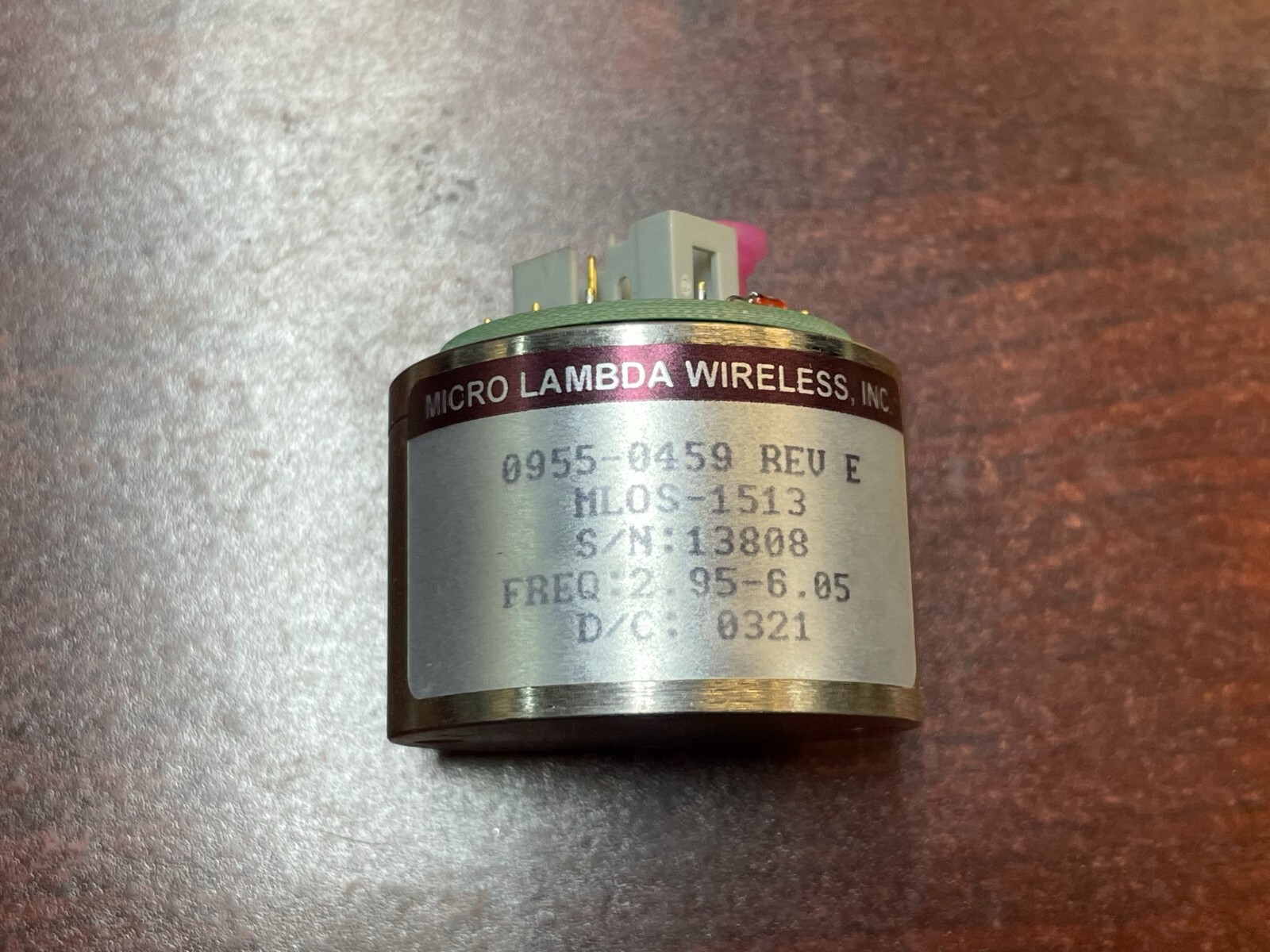Micro Lambda Wireless YIG Tuned Oscillator MLOS-1513 2.95 – 6.05 GHz 0955-0459