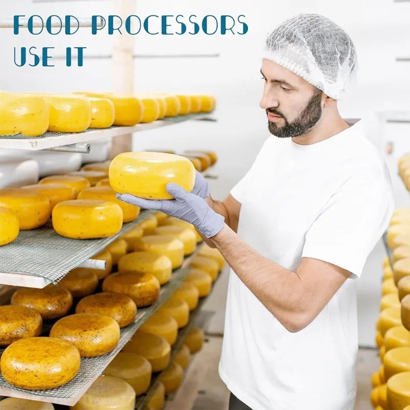 Disposable Non-Woven Bouffant Caps by JEVOLVE | 100% Latex Free Hair Net