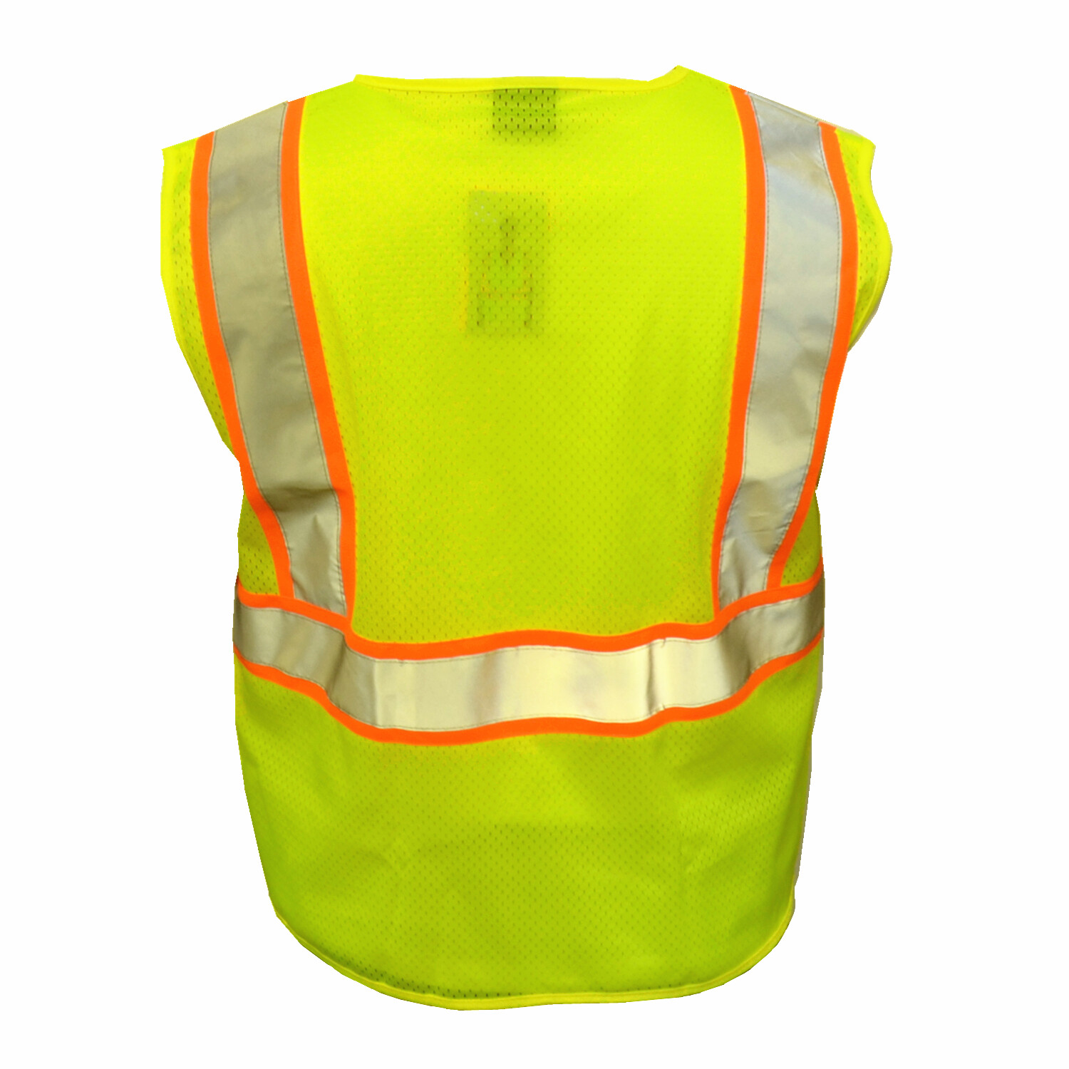 Safety Work Hi Vis ANSI Class 2 Reflective Tape Neon Lime Vest High Visibility