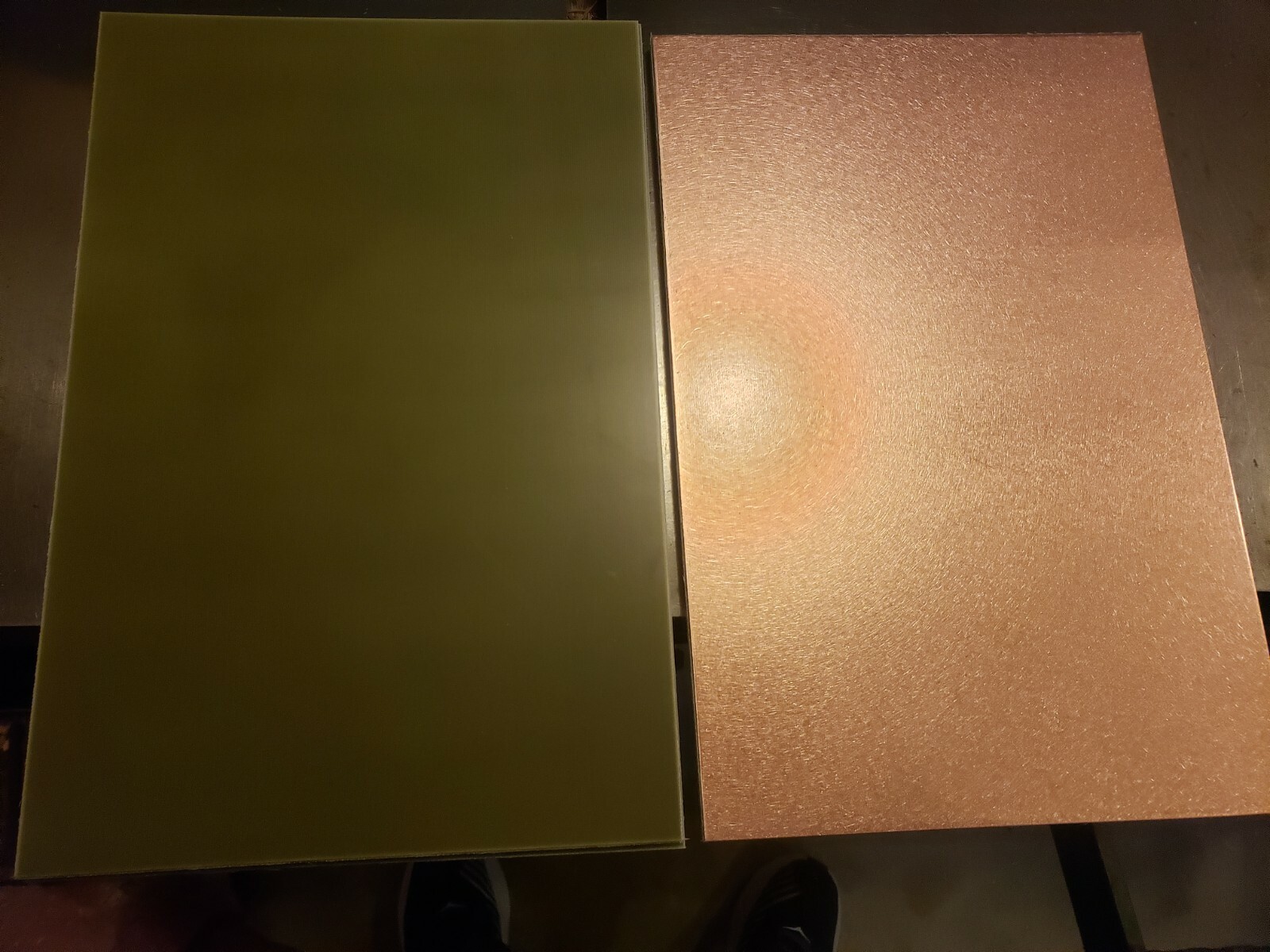 1 pc Single Sided Copper Clad Circuit Board Laminate FR-4, .060, 4 x 6, 1 oz.