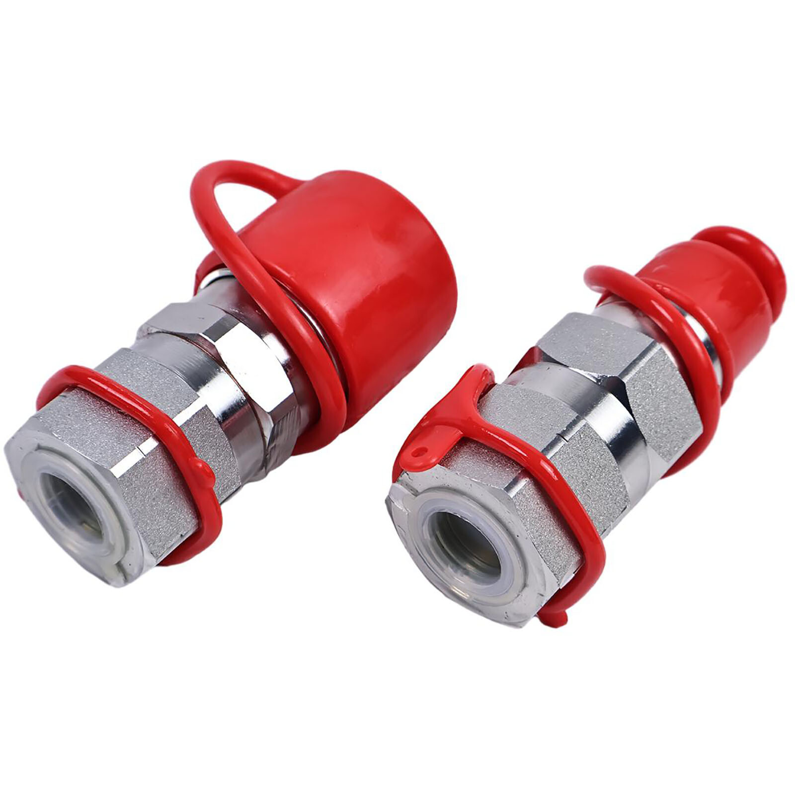 Hydraulic Flat Face Quick Coupler Kit 195-6525 195-6526 for CAT 442E 236D 242D