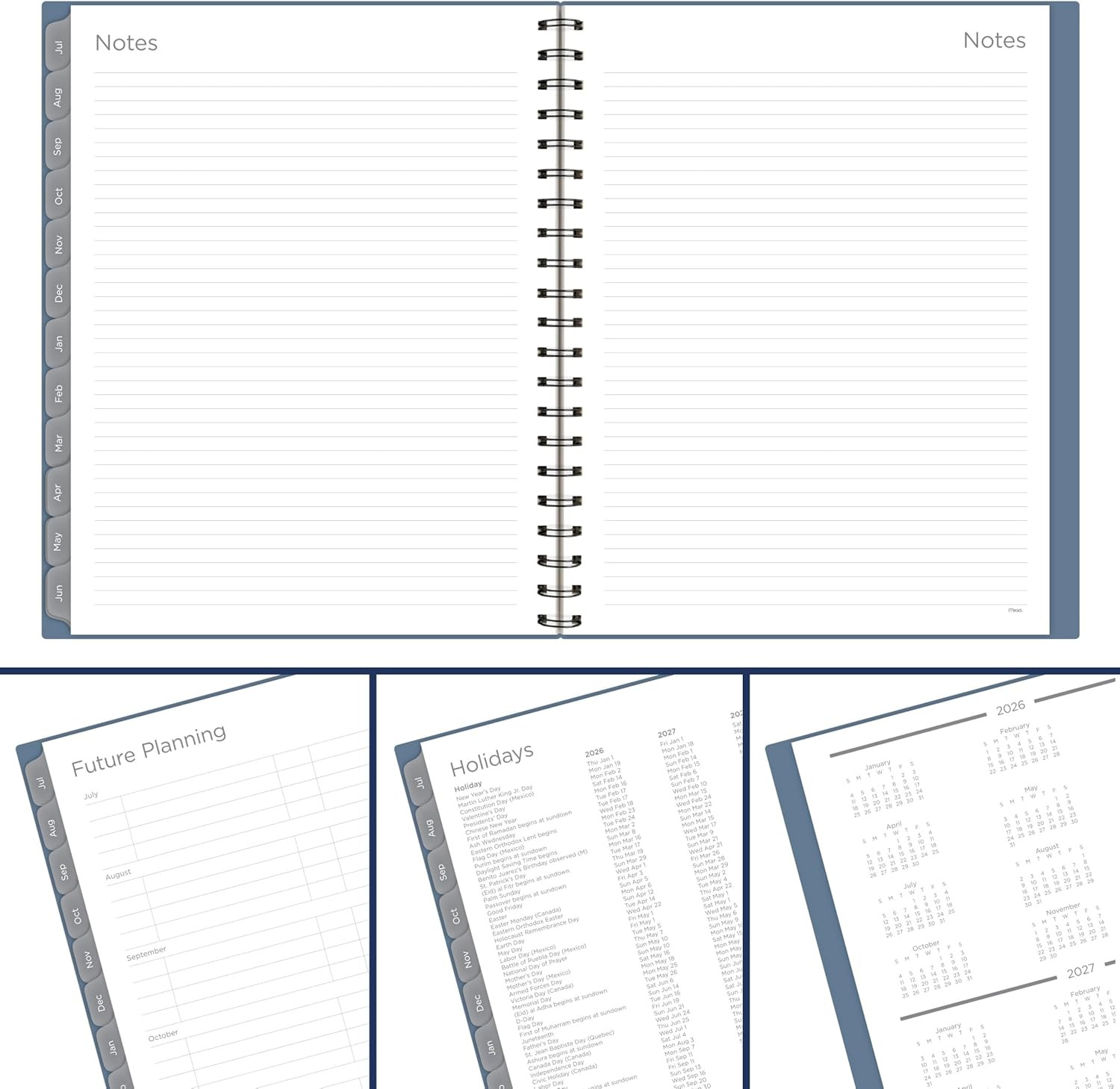 Planner 2026-2027 Weekly & Monthly Academic 15-Month April-June, 8.5″ X 11″, Com