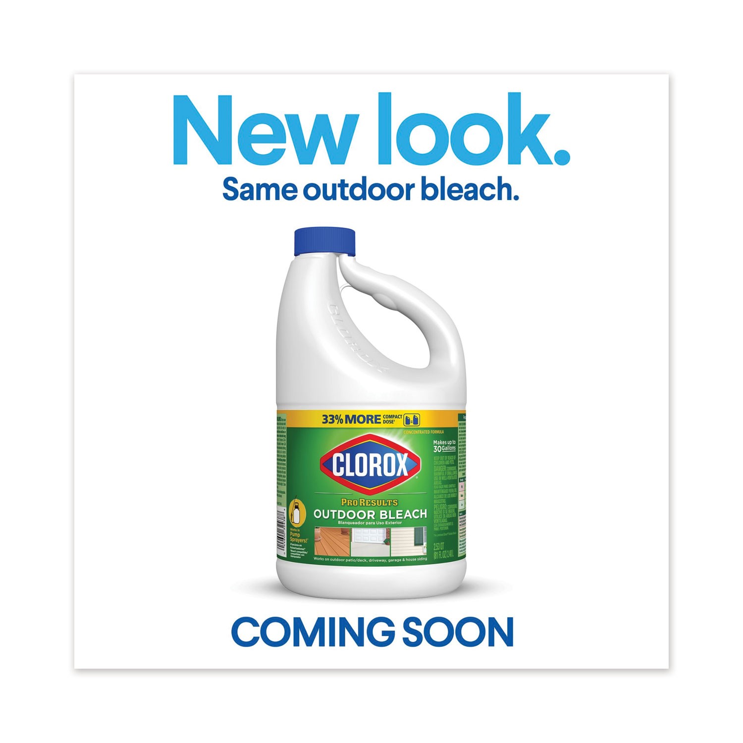OUTDOOR BLEACH, 81 OZ BOTTLE, 6/CARTON