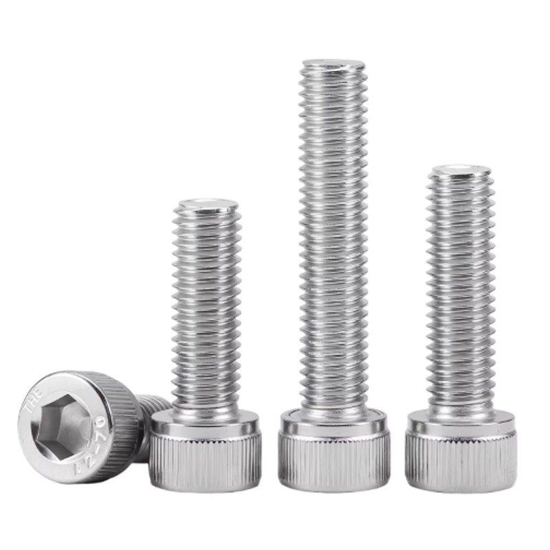 M1.4-M5 Allen Cap Screws Bolts 304 Stainless Steel Socket Screw Hex Head DIN 912