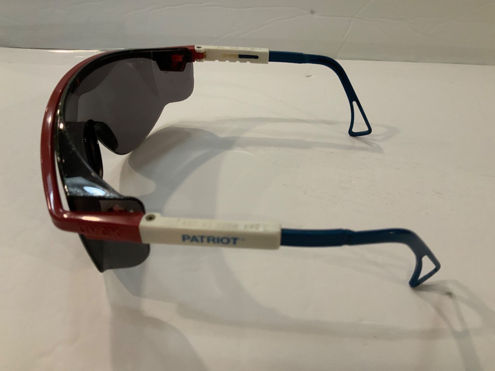 UVEX Astrospec Patriot Frame Dark Lens Safety Glasses Made In USA Z87 VTG