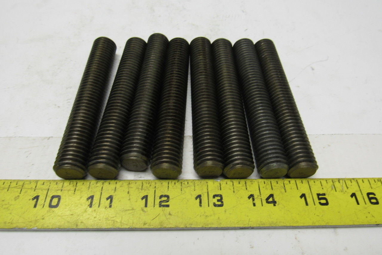 5/8″-11×4-1/2″ (OAL 4-3/4″) A320 L7 Fully Threaded Stud Lot of 8