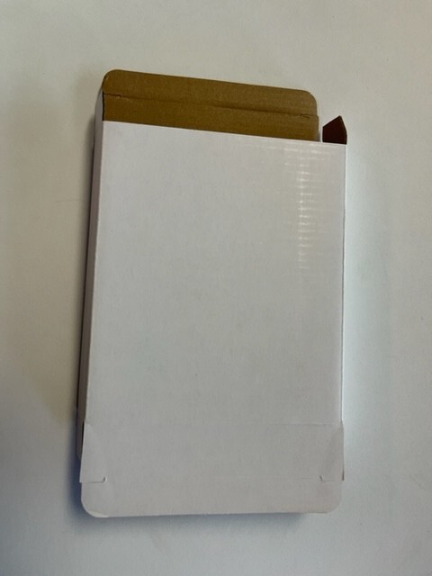 50 1″ MULTI 2/3/4/5/6 CD CASE CORRUGATED WHITE CARDBOARD MAILER SF002T FREE SHIP