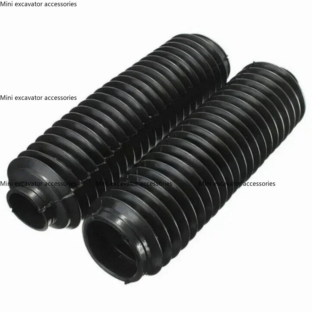 1PC Rubber Corrugated Sleeve Flexible Moulded Bellows Oil Resistant Dust Cover
