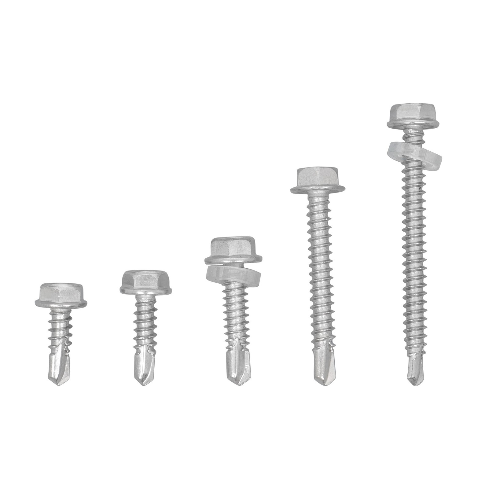 425PC 410 Stainless Steel Self-Tapping Screws #8#10 Self-Drilling Assortment Kit