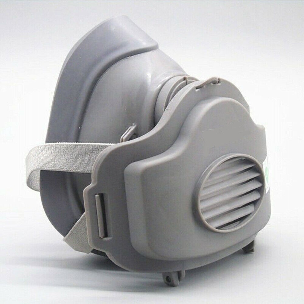 Safety Gas Mask Respirator Half Face For Painting Spraying Facepiece +20 Filters