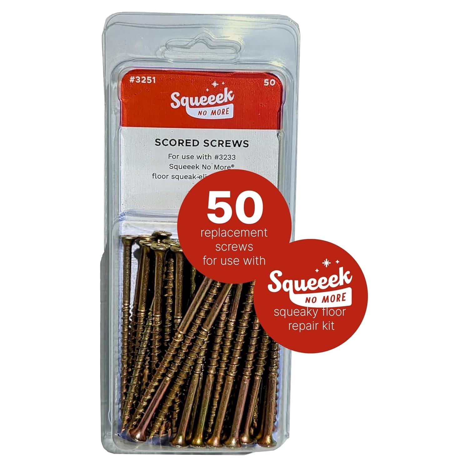 Squeak Replacement Screw 50 Count