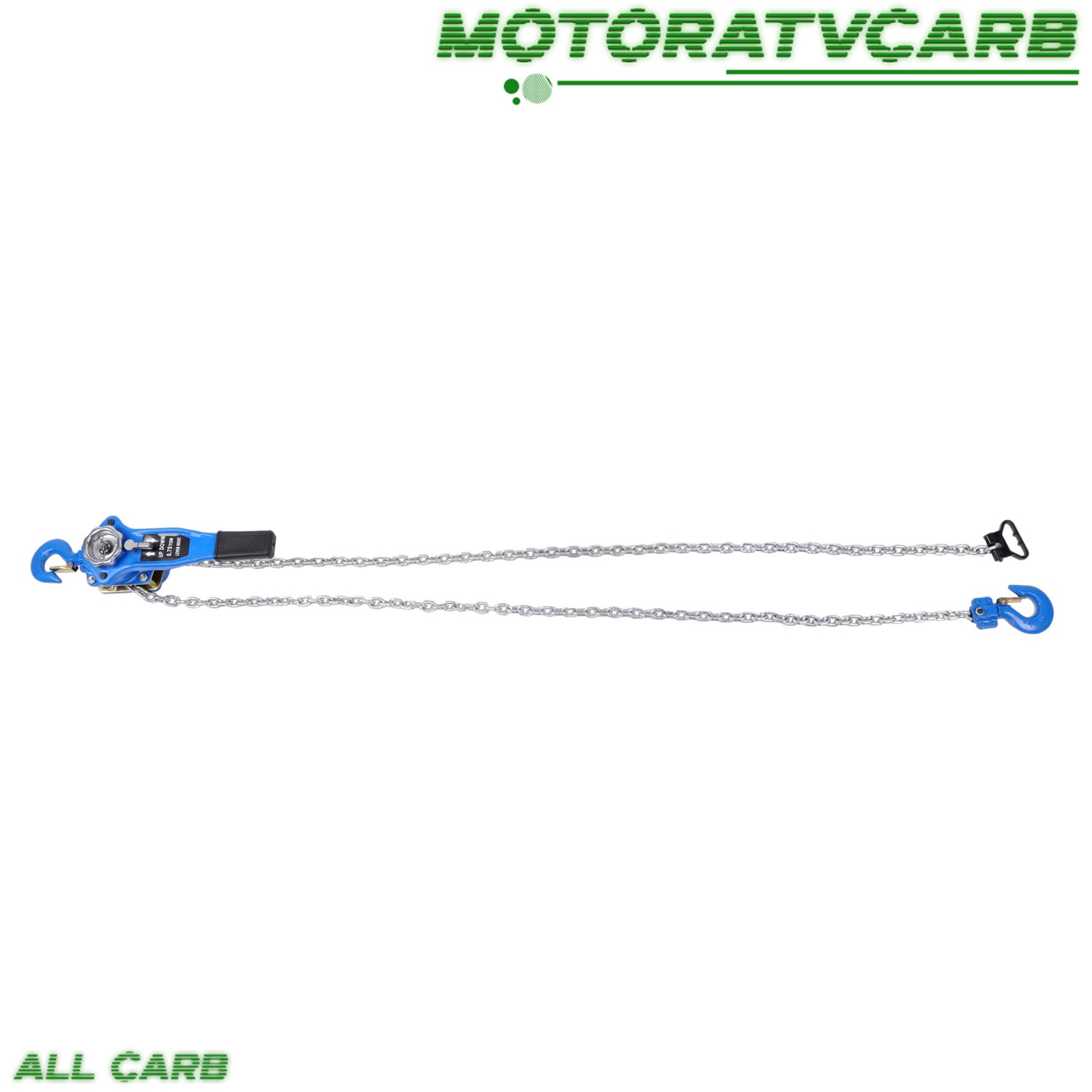 ALL-CARB 10FT Manual Lever Chain Hoist 3/4T 1650 Lbs Capacity Chain Come Along
