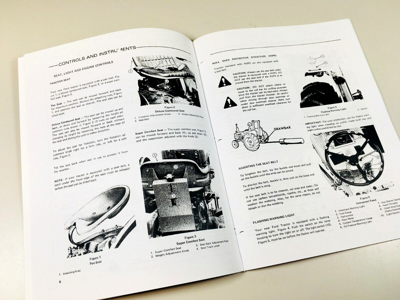 Ford 2600 3600 4100 4600 Tractor Operators Owners Manual Maintenance 1975 – 1981