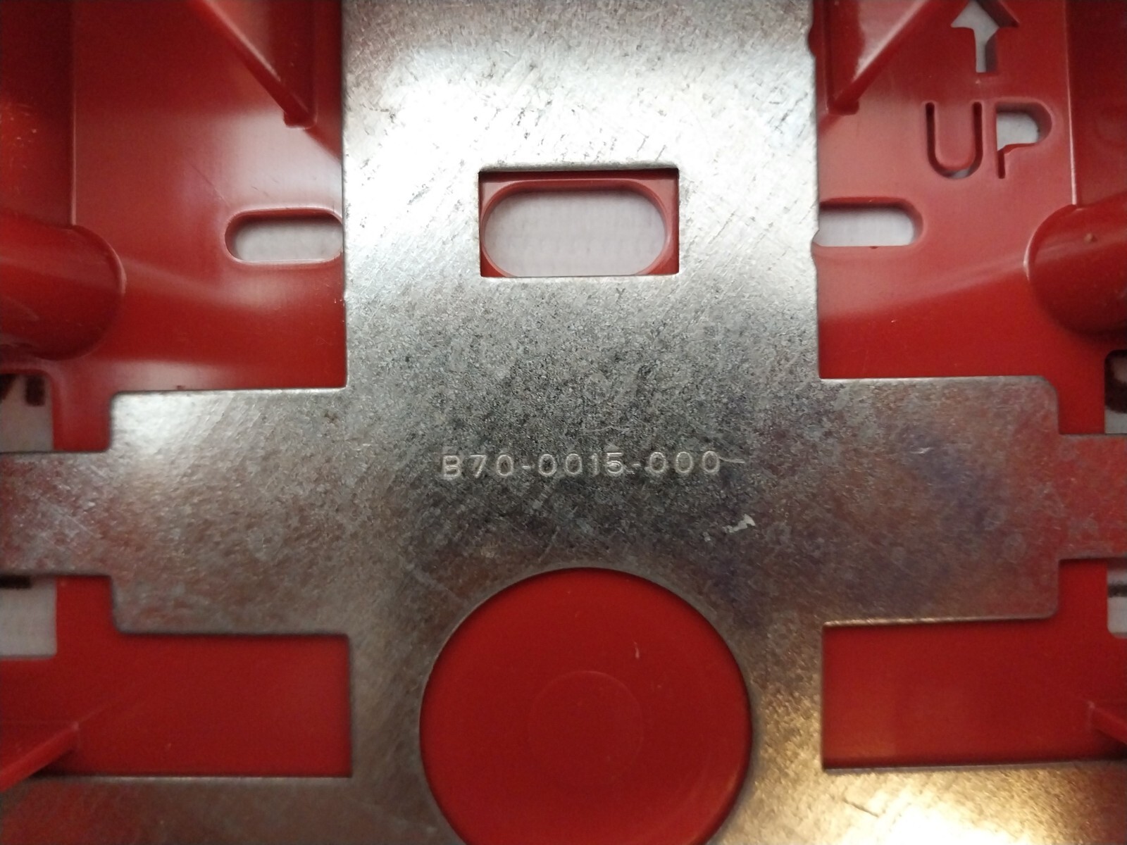 System Sensor SBBR Wall-Mount Surface-Mount Back Box, Red