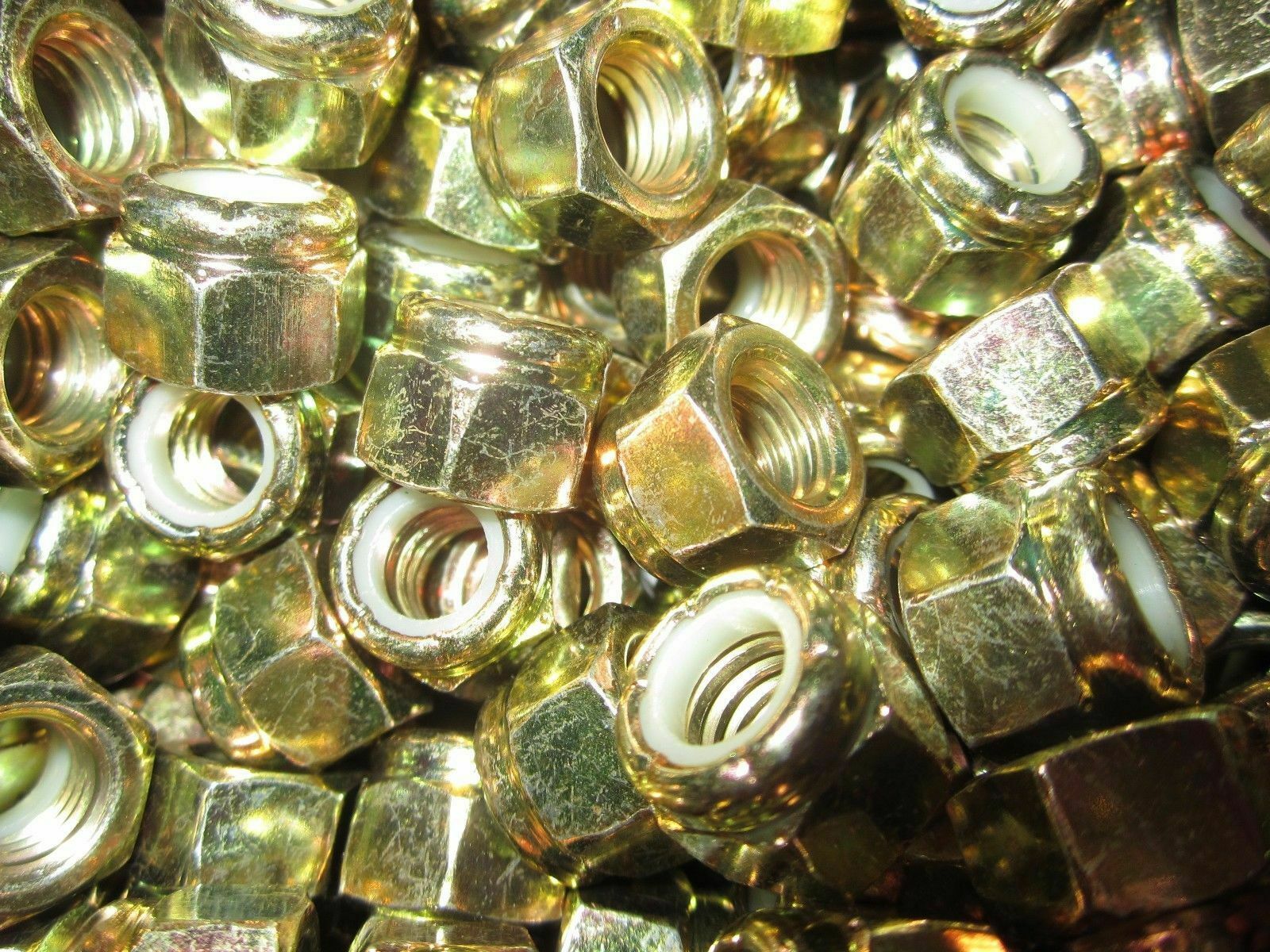 3/4″-10 Nylon Insert Lock Nut Grade 8 Yellow Zinc