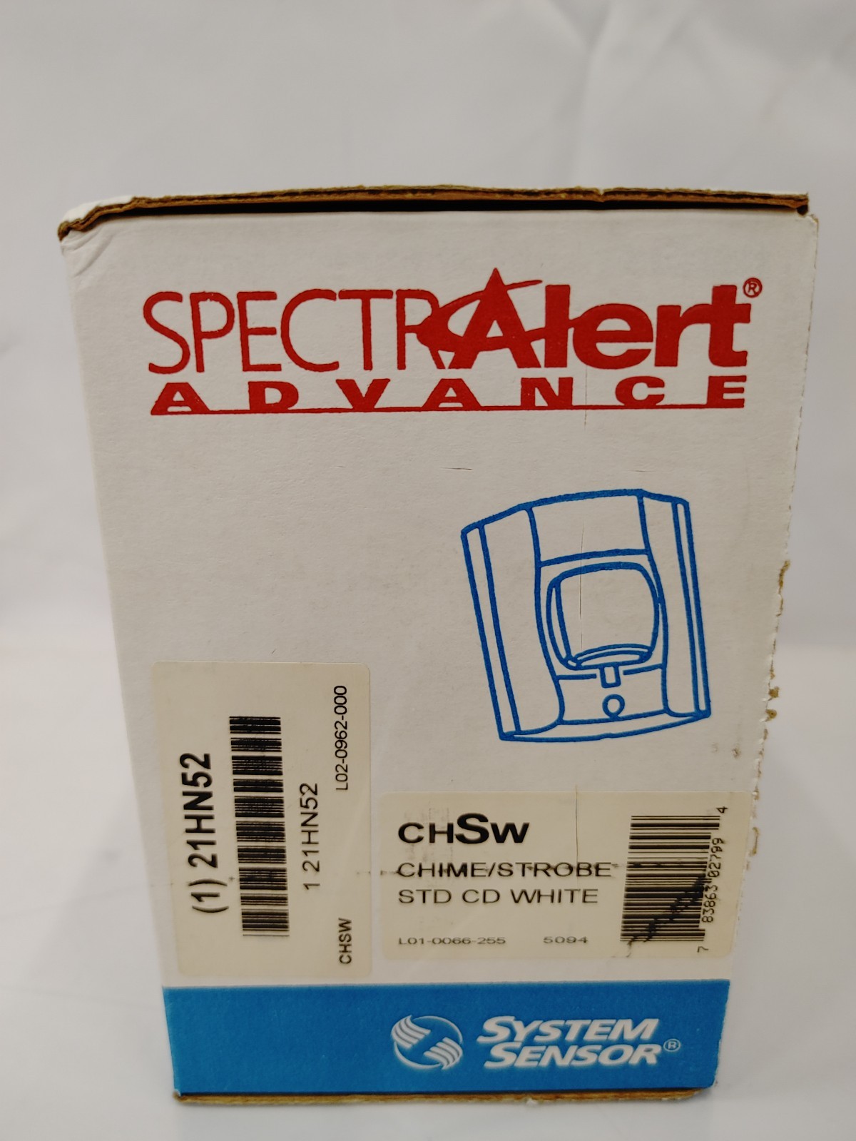 System Sensor CHSW Chime/Strobe STD CD White