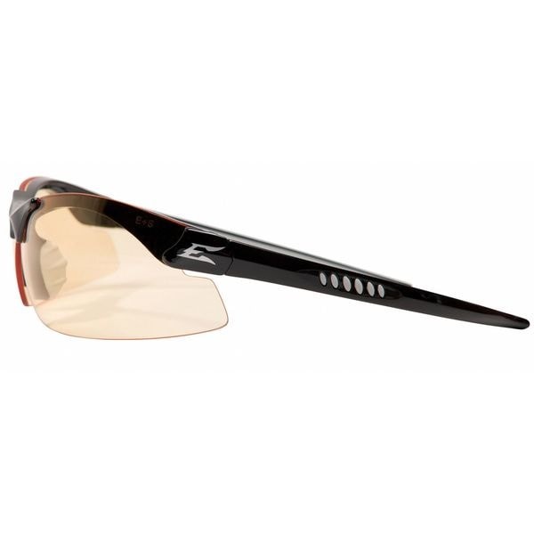 Edge Eyewear Dz114-G2 Zorge G2, Safety Glasses, Anti-Scratch, Amber Lens, Black