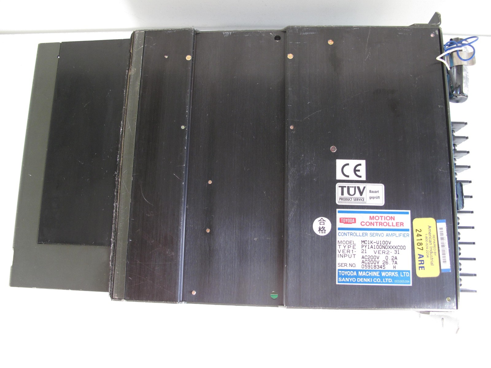 SANYO DENKI PY1A100N0XXXC00 AMPLIFIER | TOYODA MC1K-U100V MOTION CONTROLLER