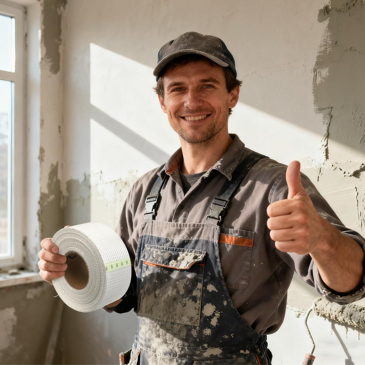 LIOUXUE Drywall Joint Tape 1.97IN x 180 FT, 1.97 inches x 180 feet, white