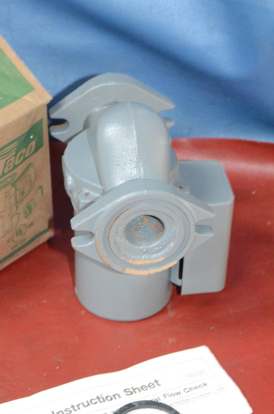 TACO 007-F5-IFC Cast Iron Circulator Pump 1/25 HP Flow Check & 110-419 Flanges
