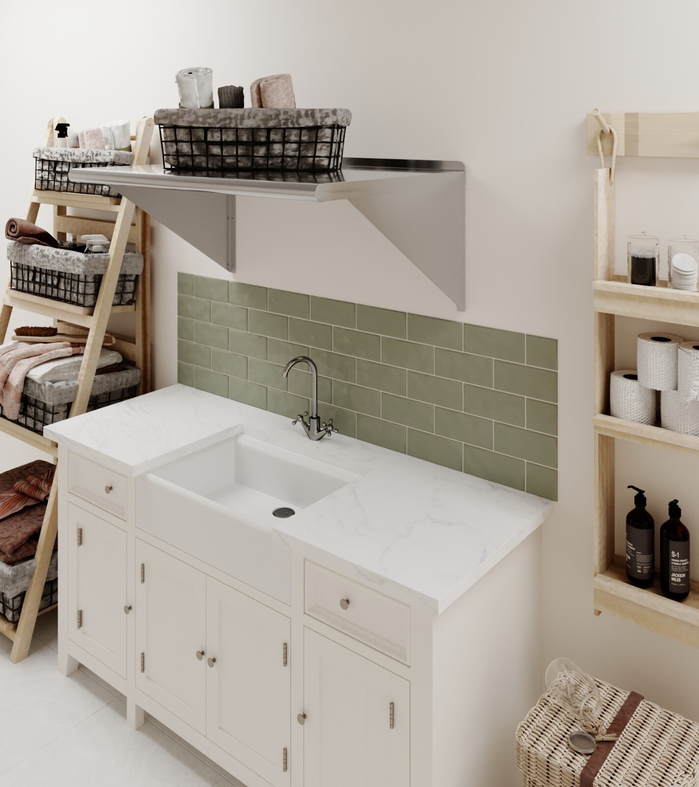 24 in. x 48 in. Stainless Steel Wall Shelf