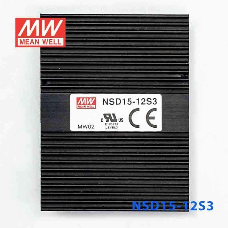 Mean Well NSD15-12S3 DC-DC Converter – 12.375W – 9.4~36V in 3.3V out