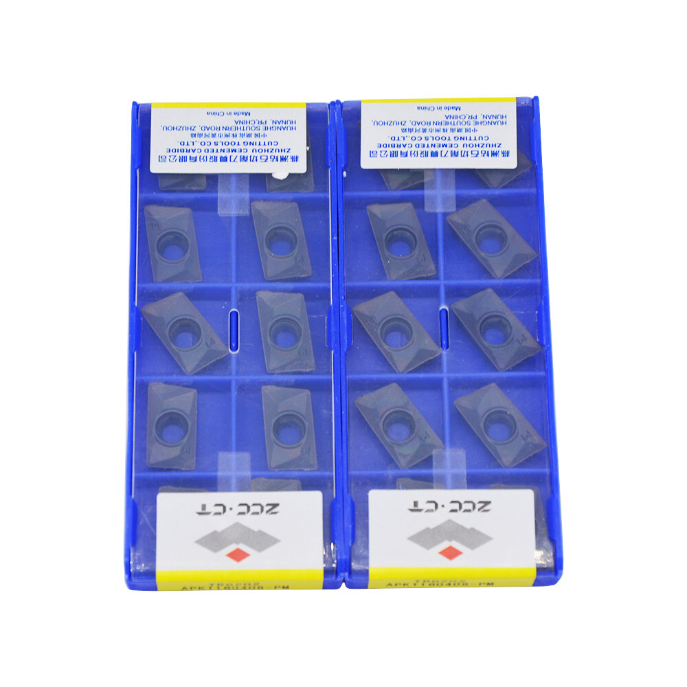 ZCC·CT 20pcs APKT160408-PM YBG202 CNC Milling Inserts Free Shipping