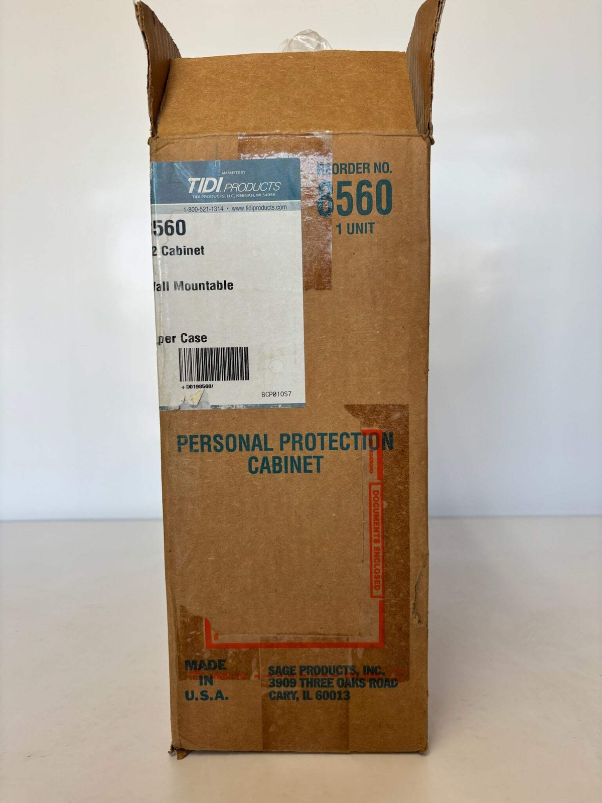 New Sage Products Inc. 8560 Wall Mountable – Personal Protection Cabinet