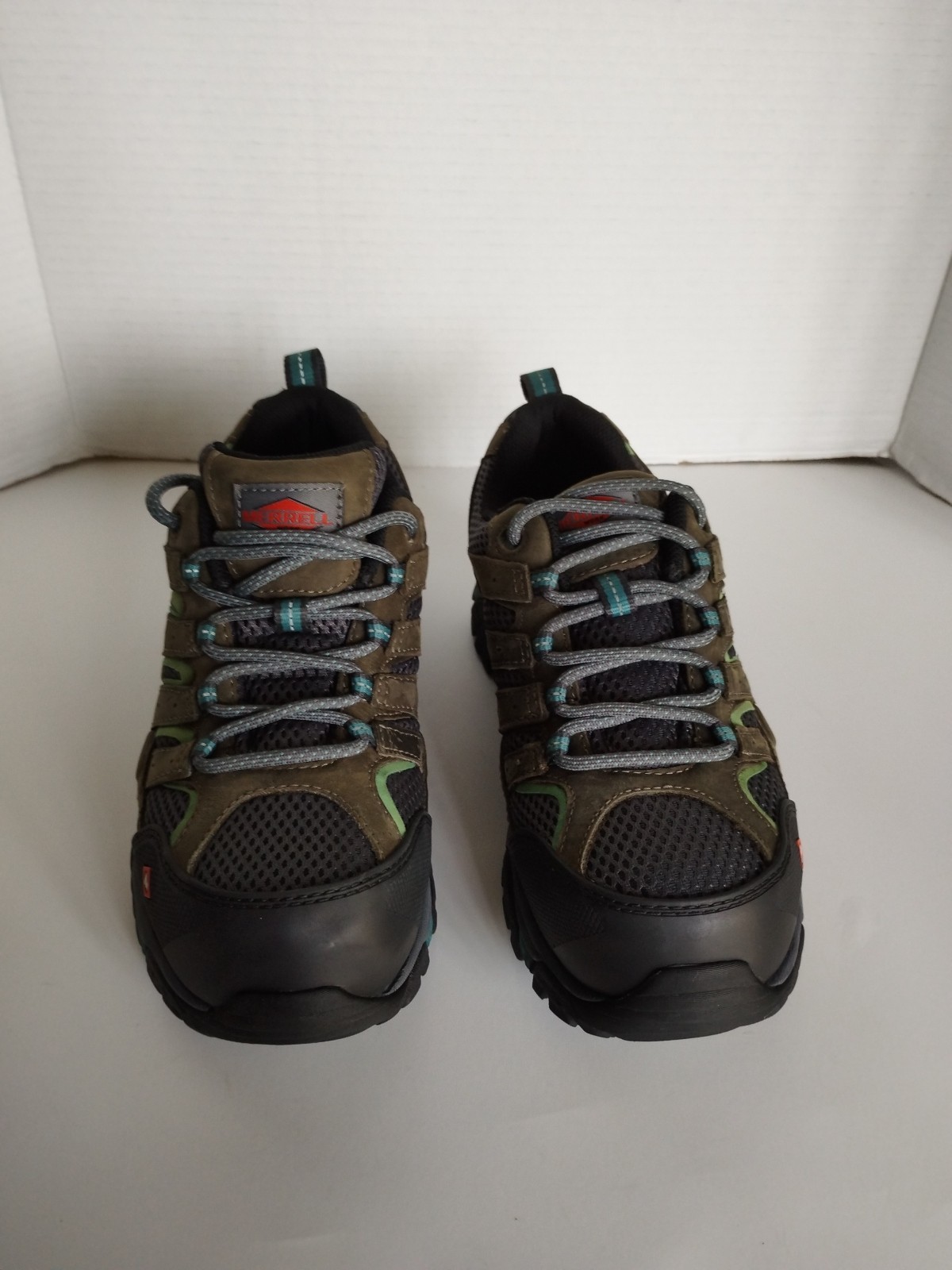 Merrel Moab Vertex Vent Shoe Composite Toe Brown/ Pewter Women’s Sz 8M