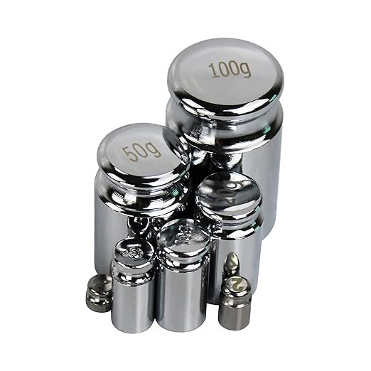 Calibration Weight Set – 1g 2g 5g 10g 20g 50g 100g with Tweezer M2 Class
