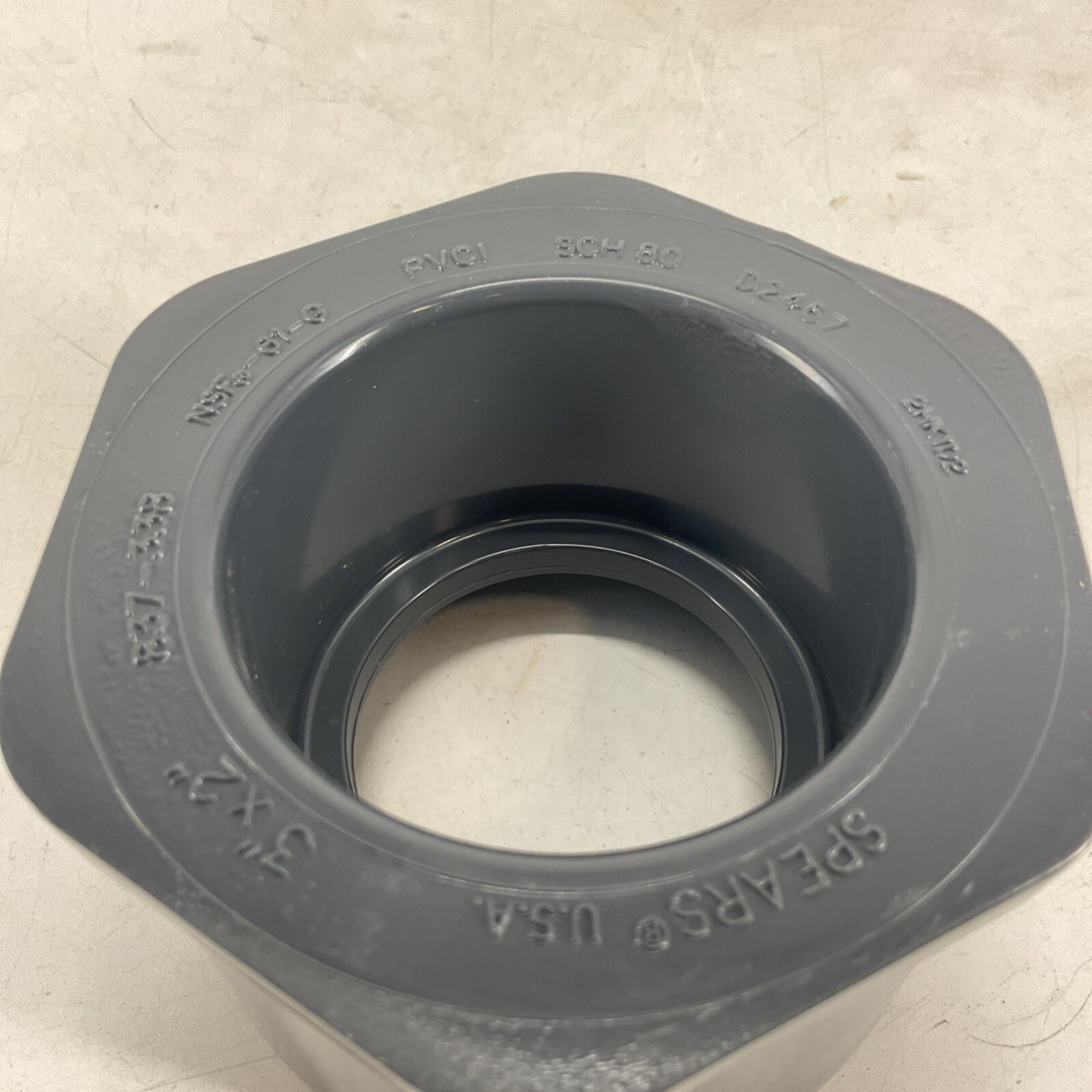 Spears 3″x2″ 837-338 SCH80 PVCI Adapter NWOB