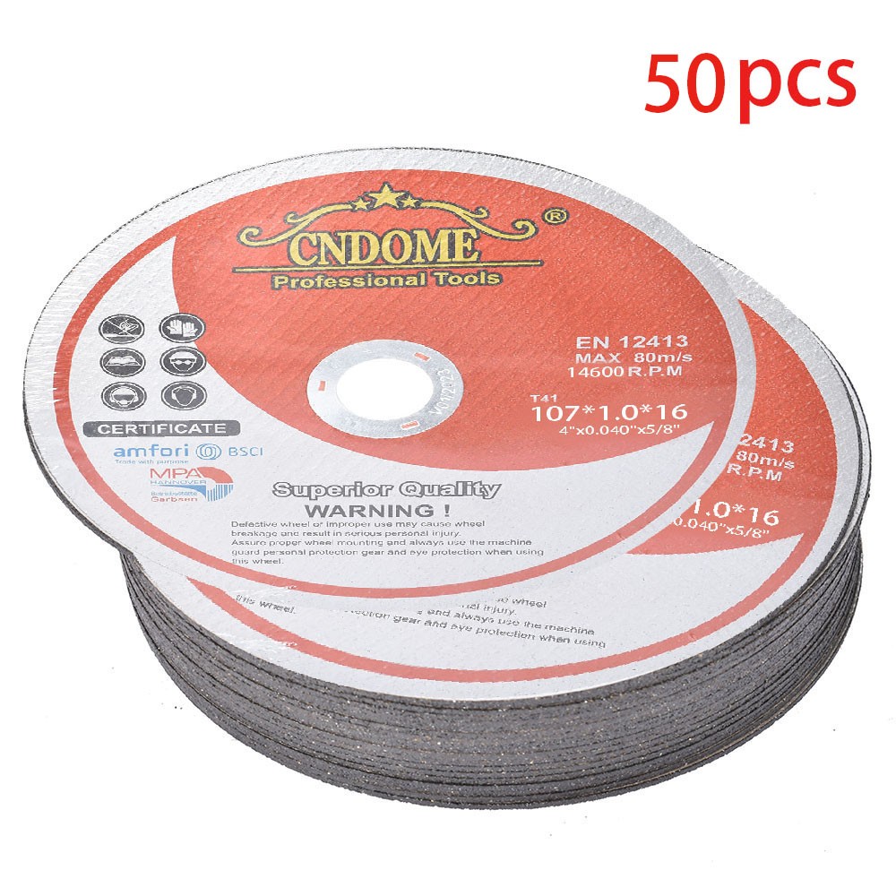 4″x.040″x5/8 Cut off Wheel 50Pcs – Metal & Stainless Steel Thin Cutting Discs