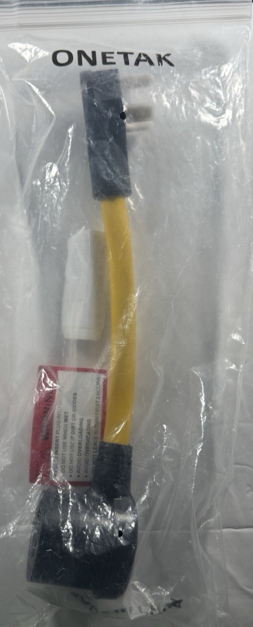 NEMA TT-30P to 10-30R 120V 30 Amp 3 Prong Male Plug to 3 Prong Power Cord Adapte